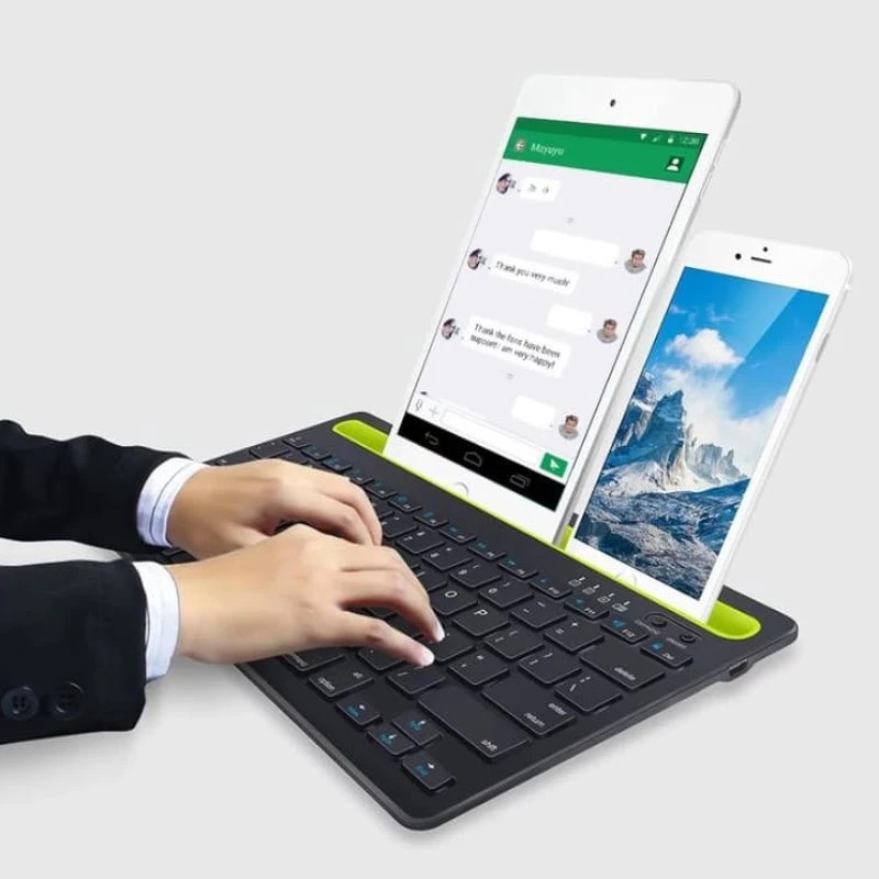 Tastatura wireless q812, bt, suport tableta si telefon