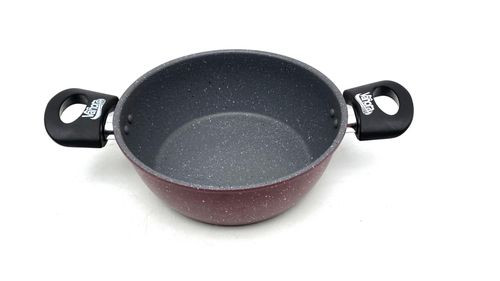 Cratita cu manere din otel carbon, 22x8 cm, 2.6l
