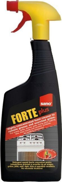 Detergent cu pulverizator pentru aragaz, 500ml, forte plus sano