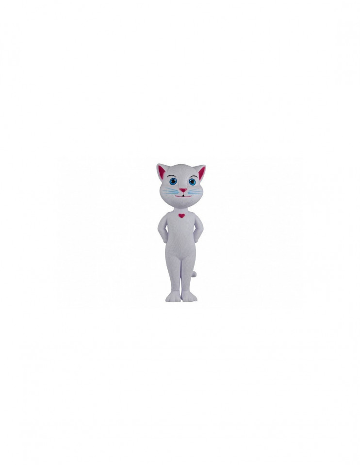 Jucarie interactiva, talking angela, alb, 28 cm