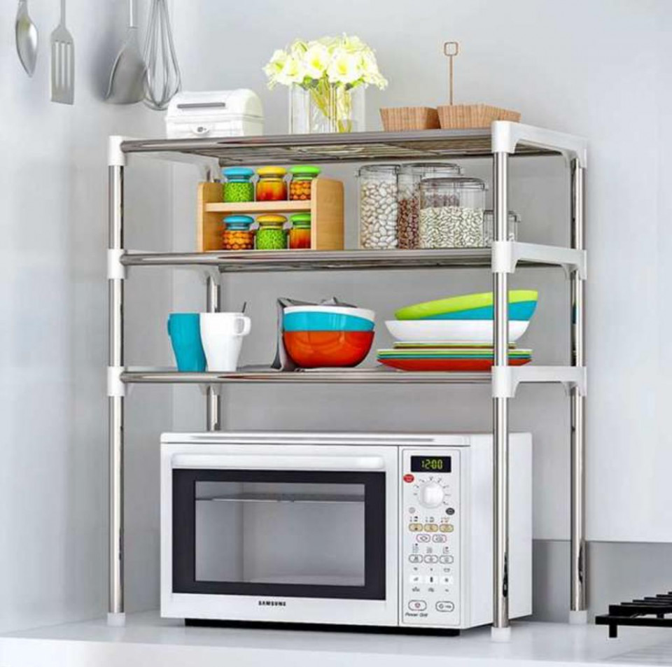 Organizator multifunctional cu 3 rafturi
