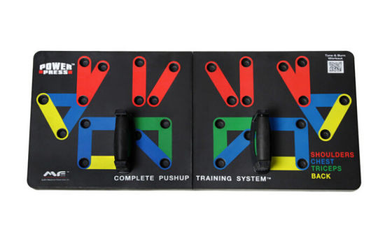 Placa pentru executare flotari, sistem exercitii fizice, multiple combinatii, tonifiere si intarire musculatura, multicolor, power press push up sistem