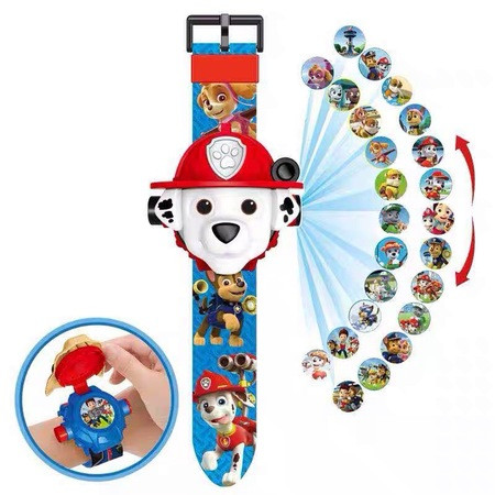 Ceas pentru copii Paw Patrol cu proiector, Marshall