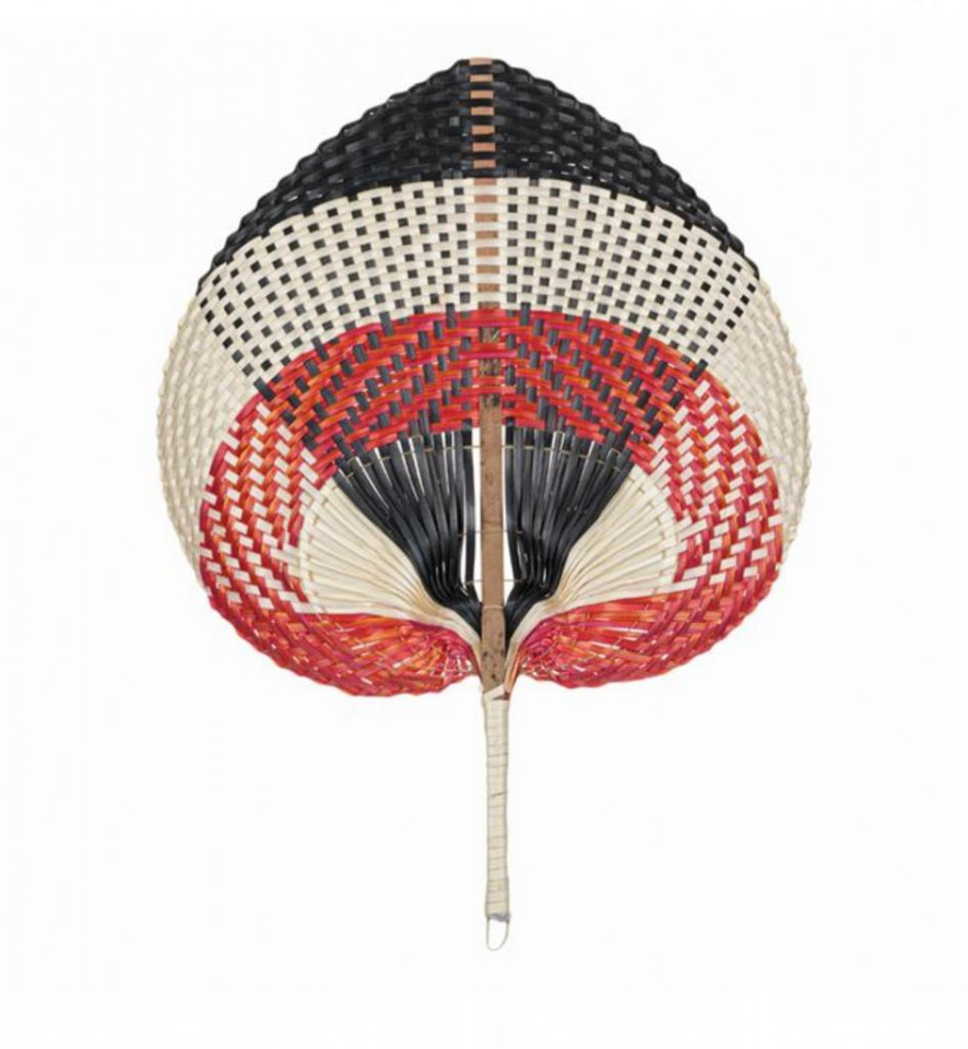 Evantai model colorat, 27 cm