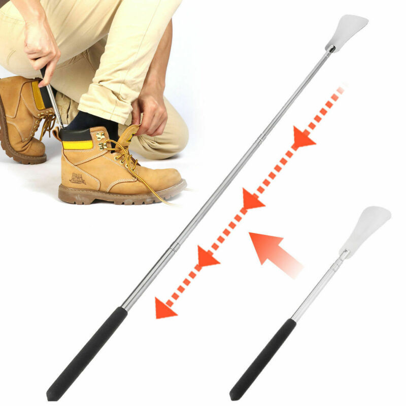 Incaltataor metal telescopic