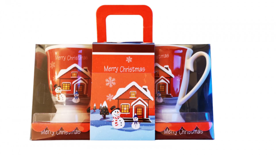 Set 2 cani ceramica cu picior
