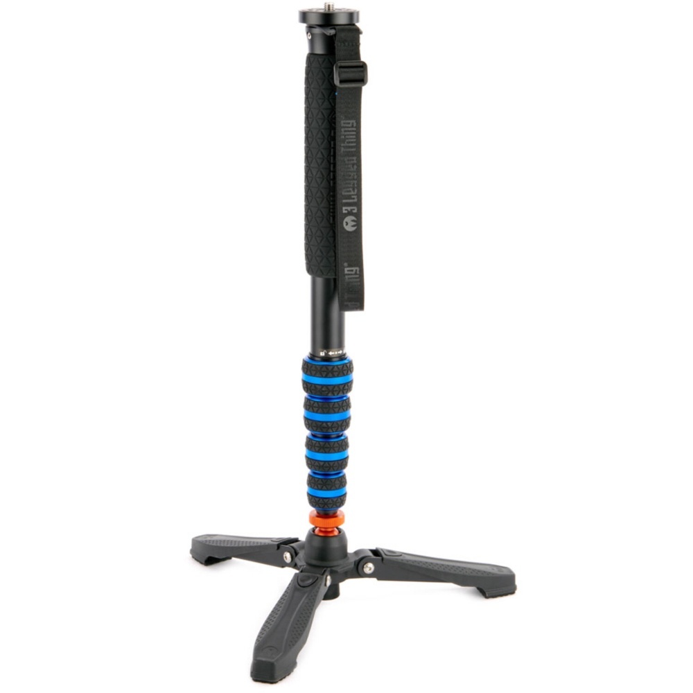 Kit Monopied 3 Legged Thing Taylor 2.0 (Blue), Aliaj de Magneziu cu DocZ2