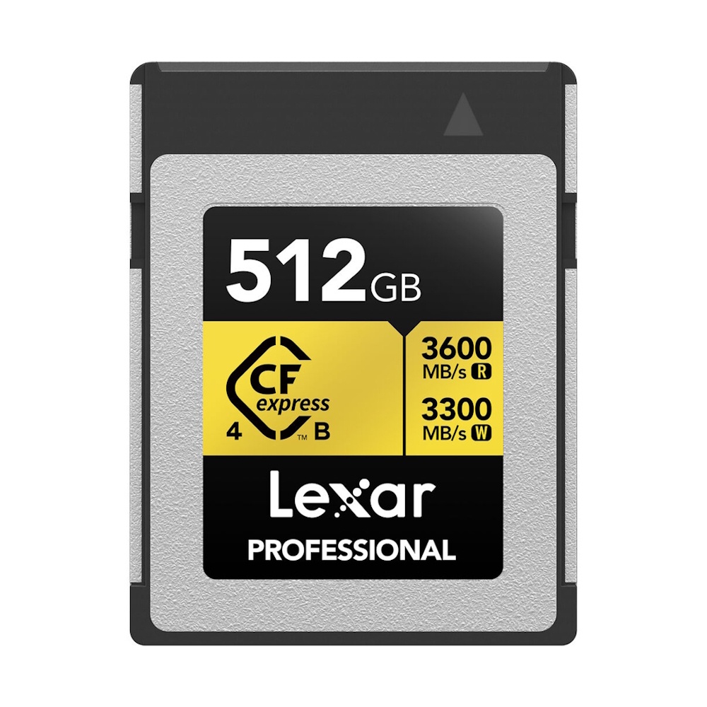Lexar CFexpress 4.0 PRO Type B, Card de Memorie 512 GB, Gold Series R3600/W3300 mb/s