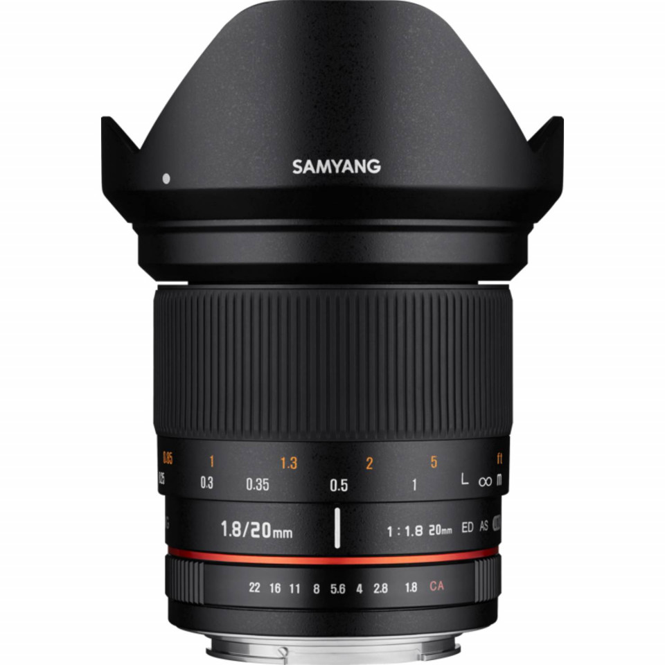 Obiectiv Samyang 20mm f/1.8 ED AS UMC, MFT