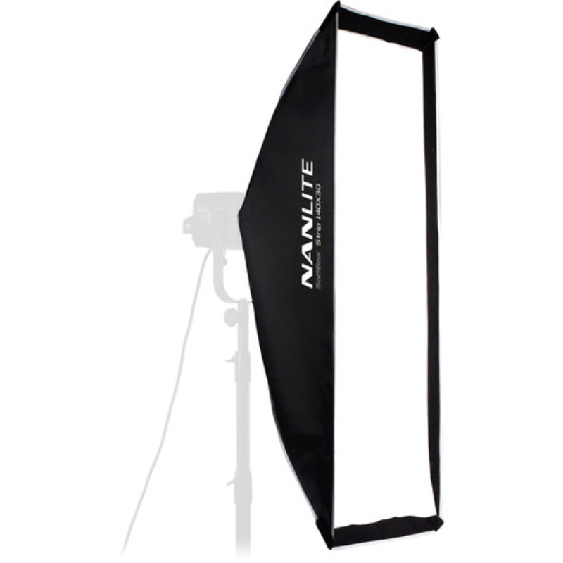 Softbox Nanlite Stripbank SB-AS-110X45 asimetric, cu Montura Bowens