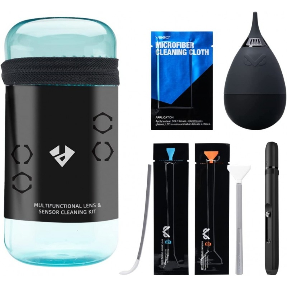 VSGO Multifunctional VS A7E, Kit de curatare pentru senzori si obiective APS-C & Full Frame