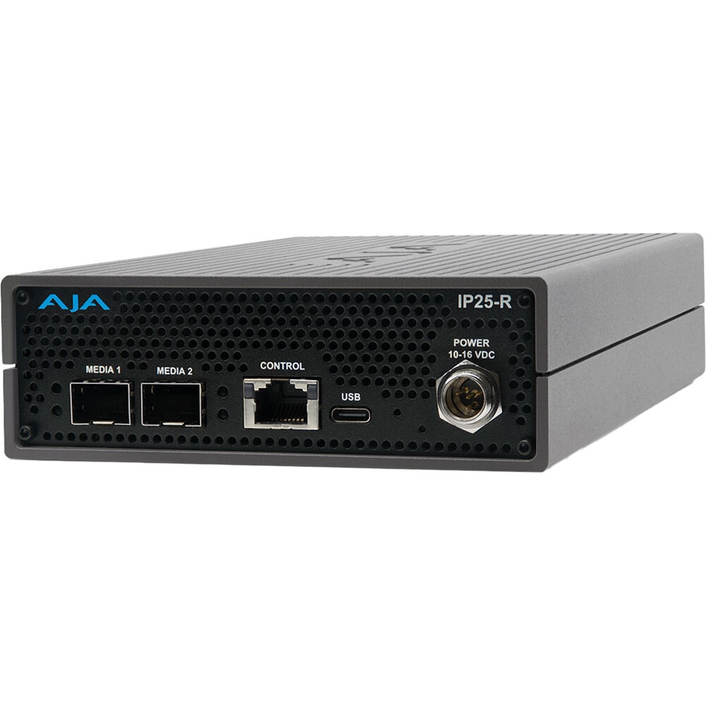 AJA IP25-R, Convertor SMPTE ST 2110 IP in 12G-SDI si HDMI 2.0