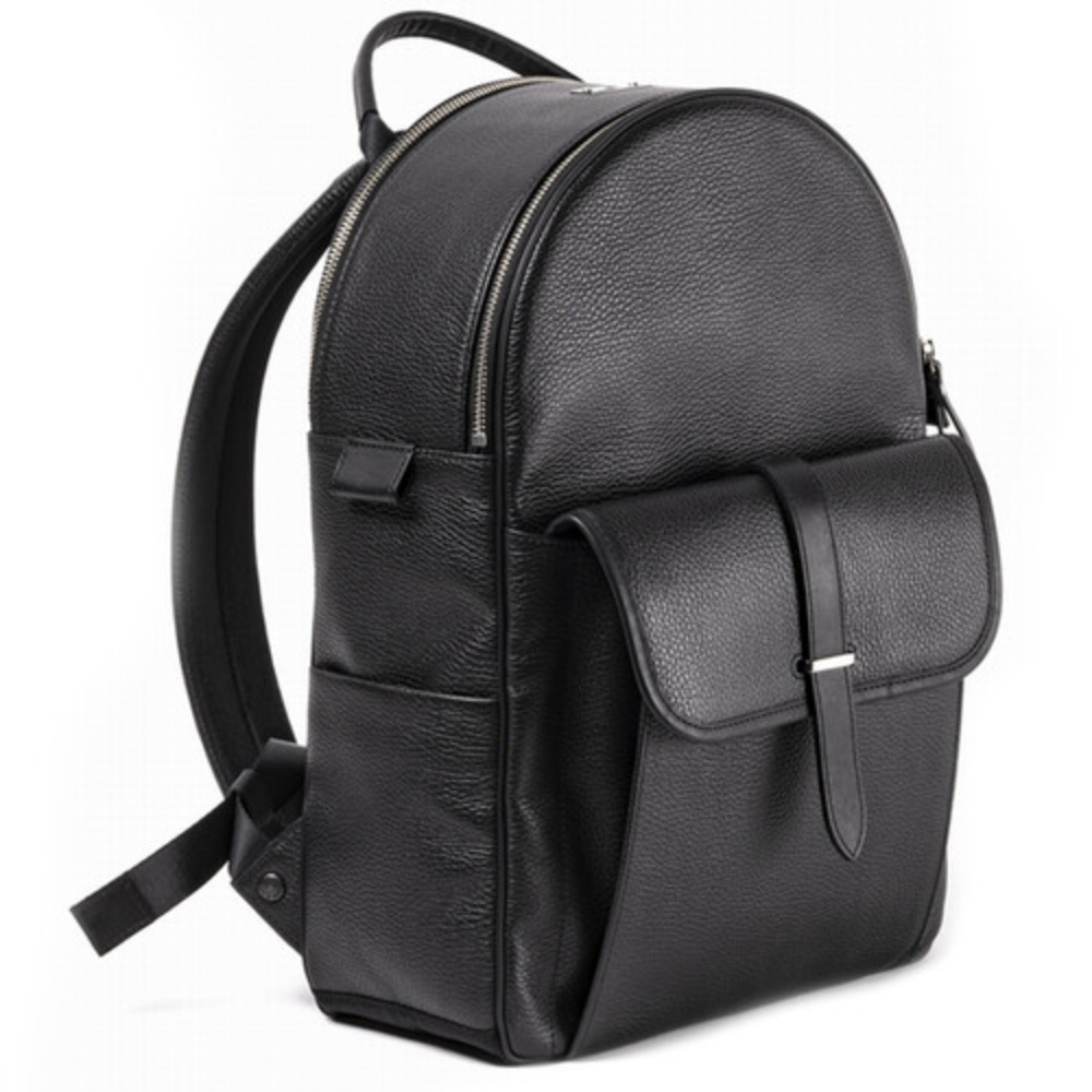 Artisan & Artist ACAM EX0002 BLK Tokyo, Rucsac foto din piele premium