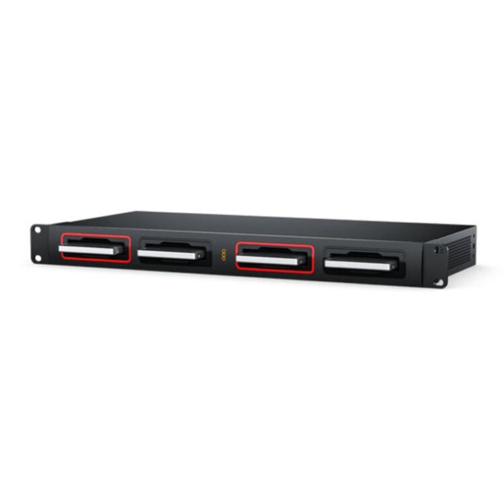 Blackmagic Cloud Dock 4, 4 Bay-uri 2.5" SATA/U.2, 4x 10G Ethernet