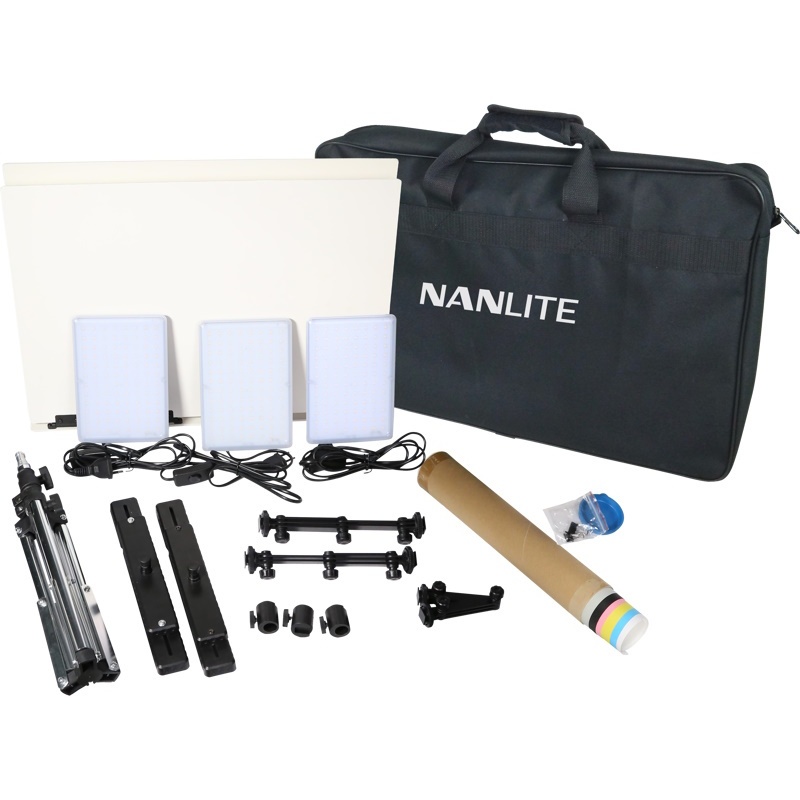 Kit 3 Panouri LED Nanlite 31-2012 3KIT Compac 20 Daylight