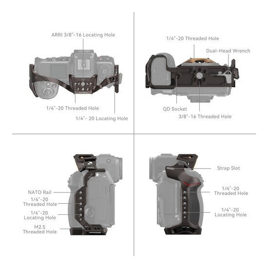 SmallRig 4316 Cage "Night Eagle" pentru Nikon Z 8
