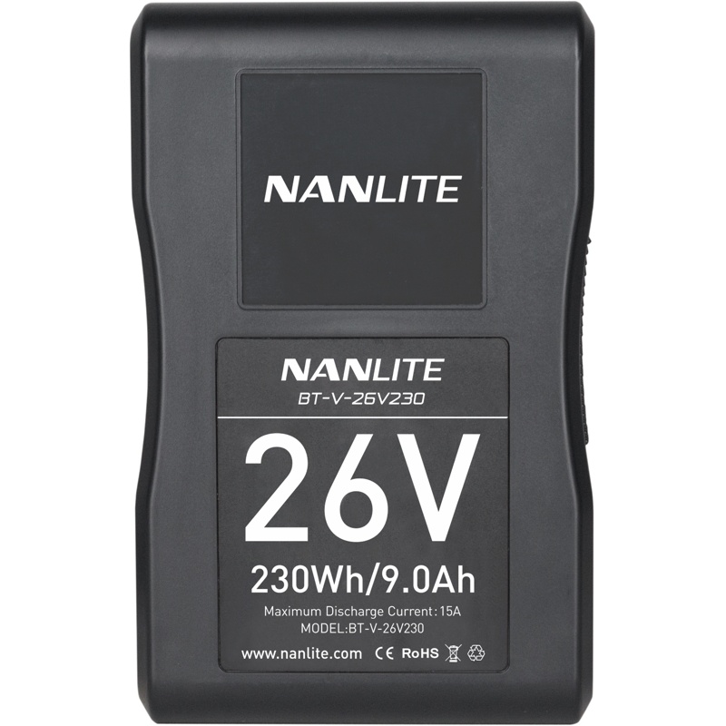 Acumulator Nanlite BT-V-26V230, V-Mount, 26V, 230Wh