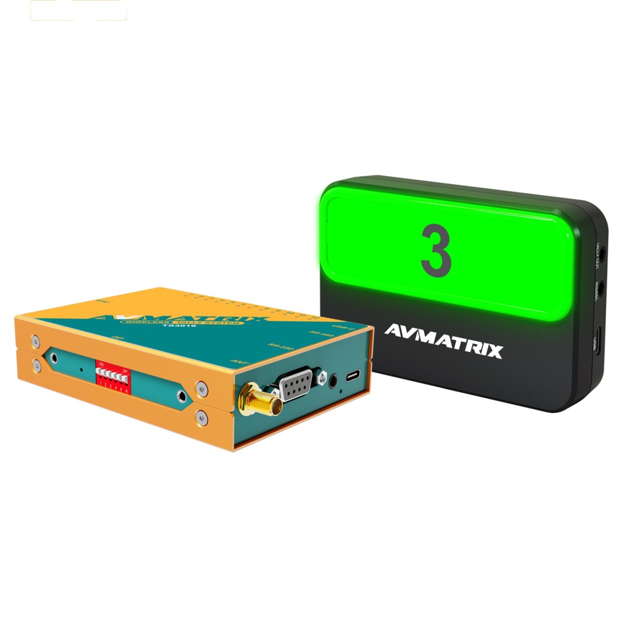 AVMATRIX TS3019-8, Kit lumini Tally fara fir pentru camere multiple (8 x Tally)