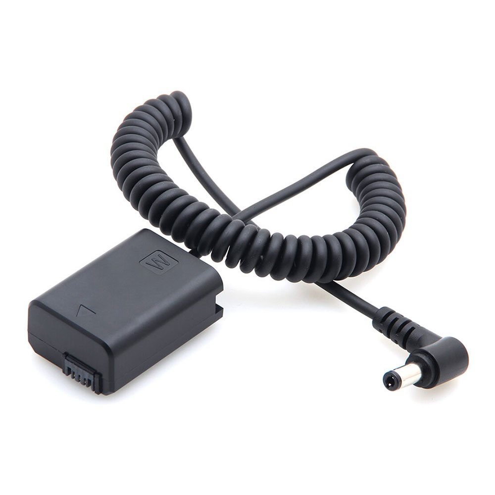 Caruba DC03, Acumulator Dummy Sony NP-FW50 Full Decoding cu cablu spiralat