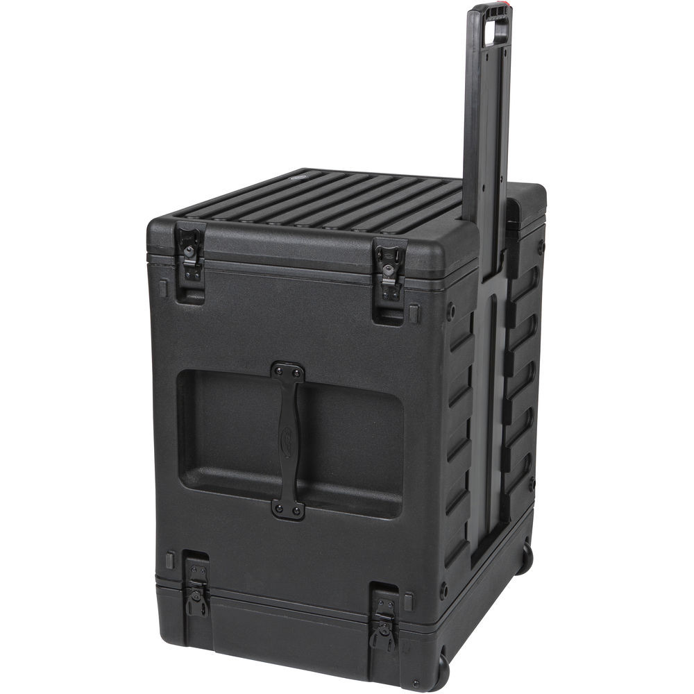 Cutie Rack, SKB 8U Roto Rolling Rack Case, cu roti