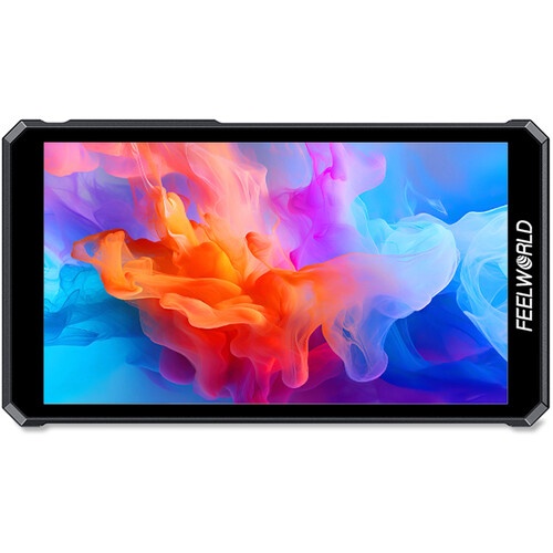 FeelWorld PS6, Monitor on-camera 5.5" AMOLED vertical, 4K60, 550 cd/m²
