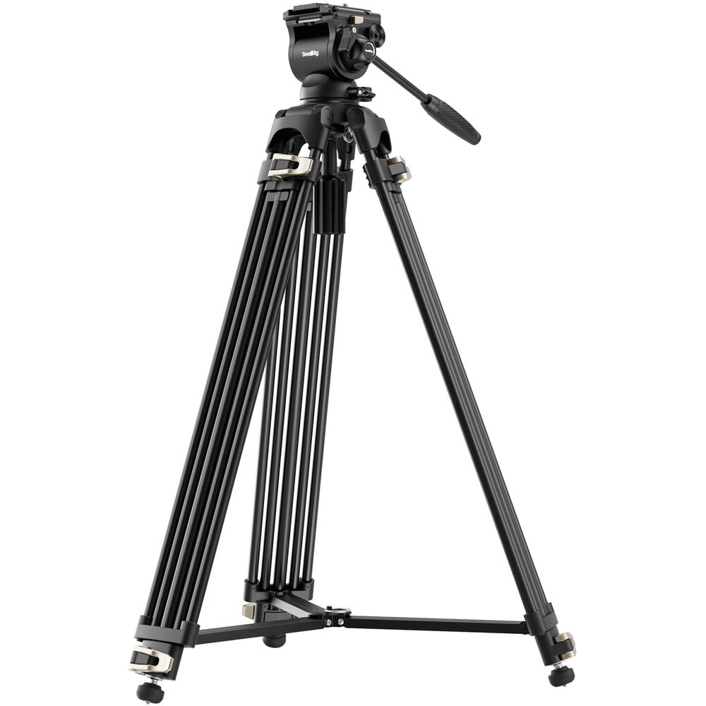 SmallRig 4686, AD-01S, Kit trepied din aluminiu, 84-187 cm, cu cap fluid