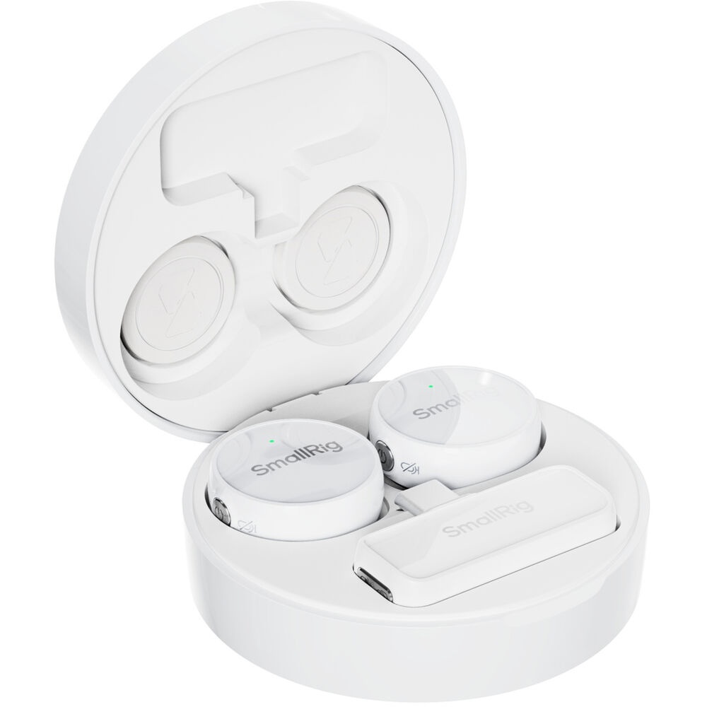 SmallRig 4706 S 60, Sistem Microfon Wireless, 2 Persoane, USB-C, Alb