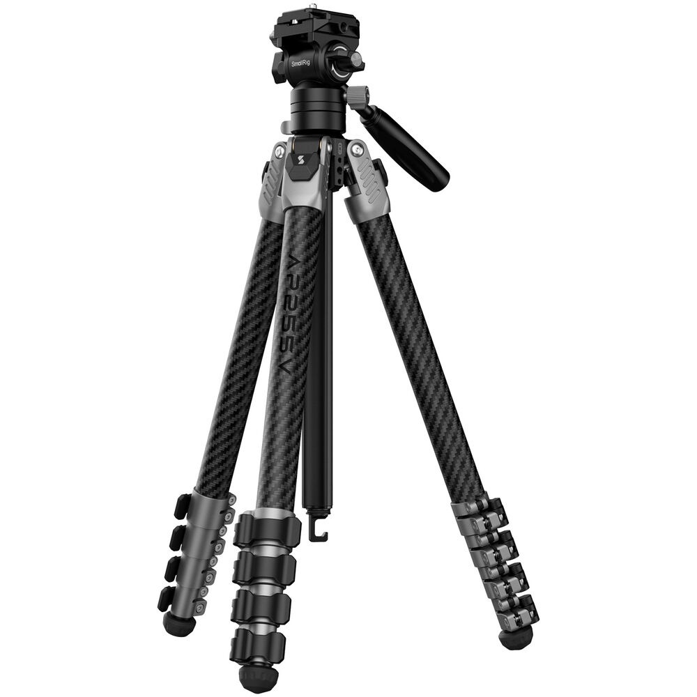 SmallRig 5477 AP255Pro, Trepied video din Carbon, 160cm, sarcina max. 8Kg