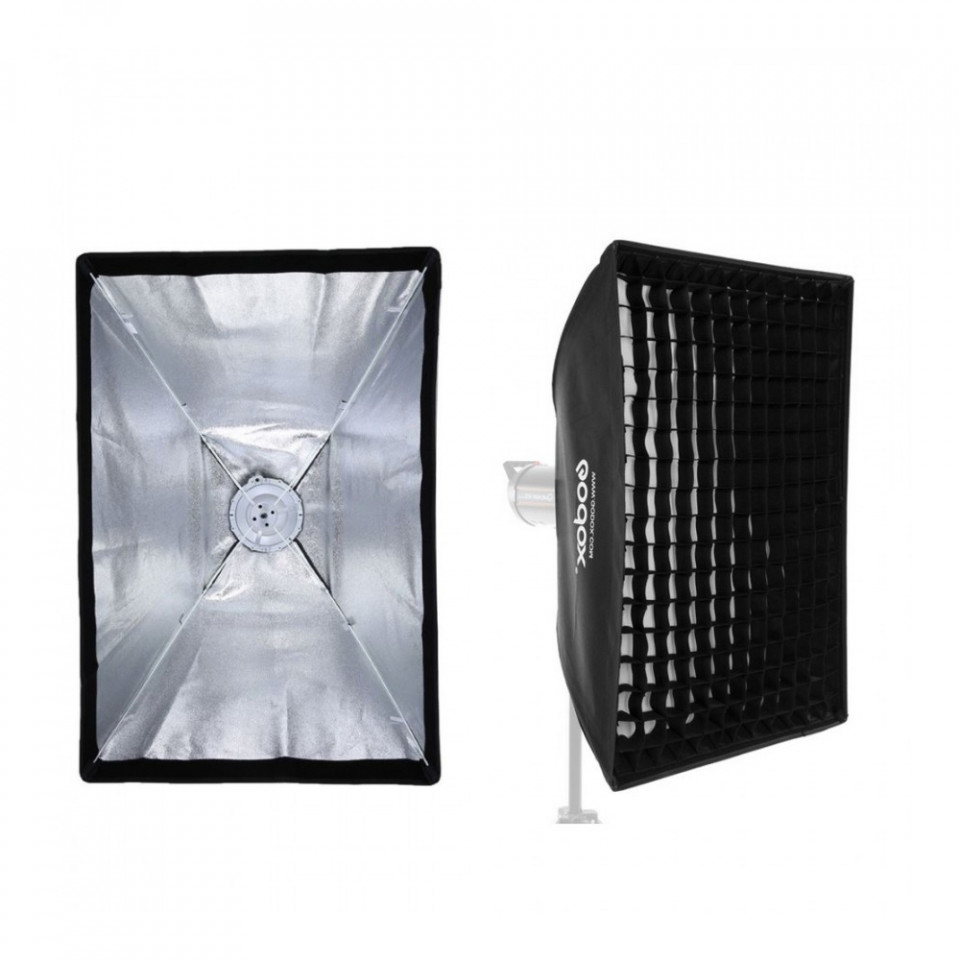 Umbrela Softbox Godox, Bowens 80x120 + Grid