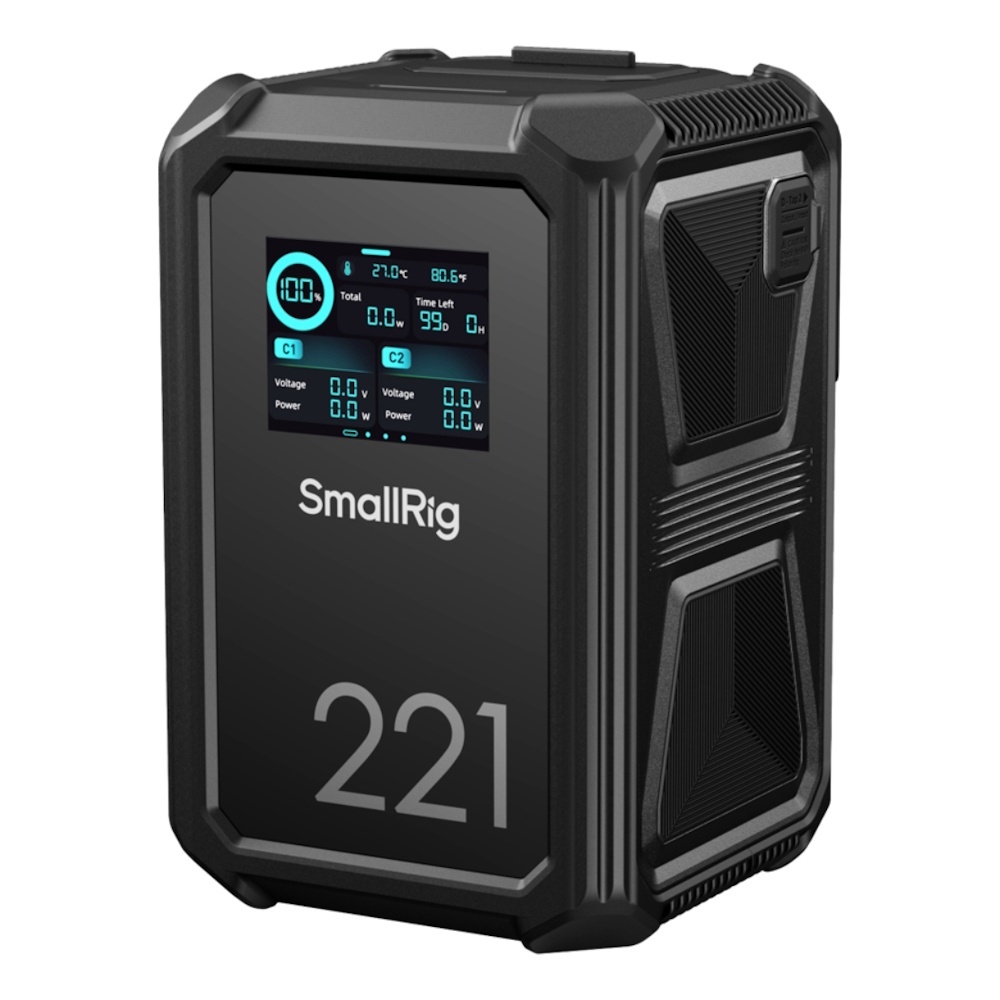 Acumulator V-Mount SmallRig 4985 X-Touch Smart Triple-Proof X221 | 221Wh, 15000mAh, 140W USB-C