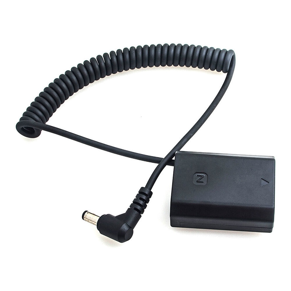 Caruba DC12, Acumulator Dummy Sony NP-FZ100, cablu spiralat cu conector DC mama