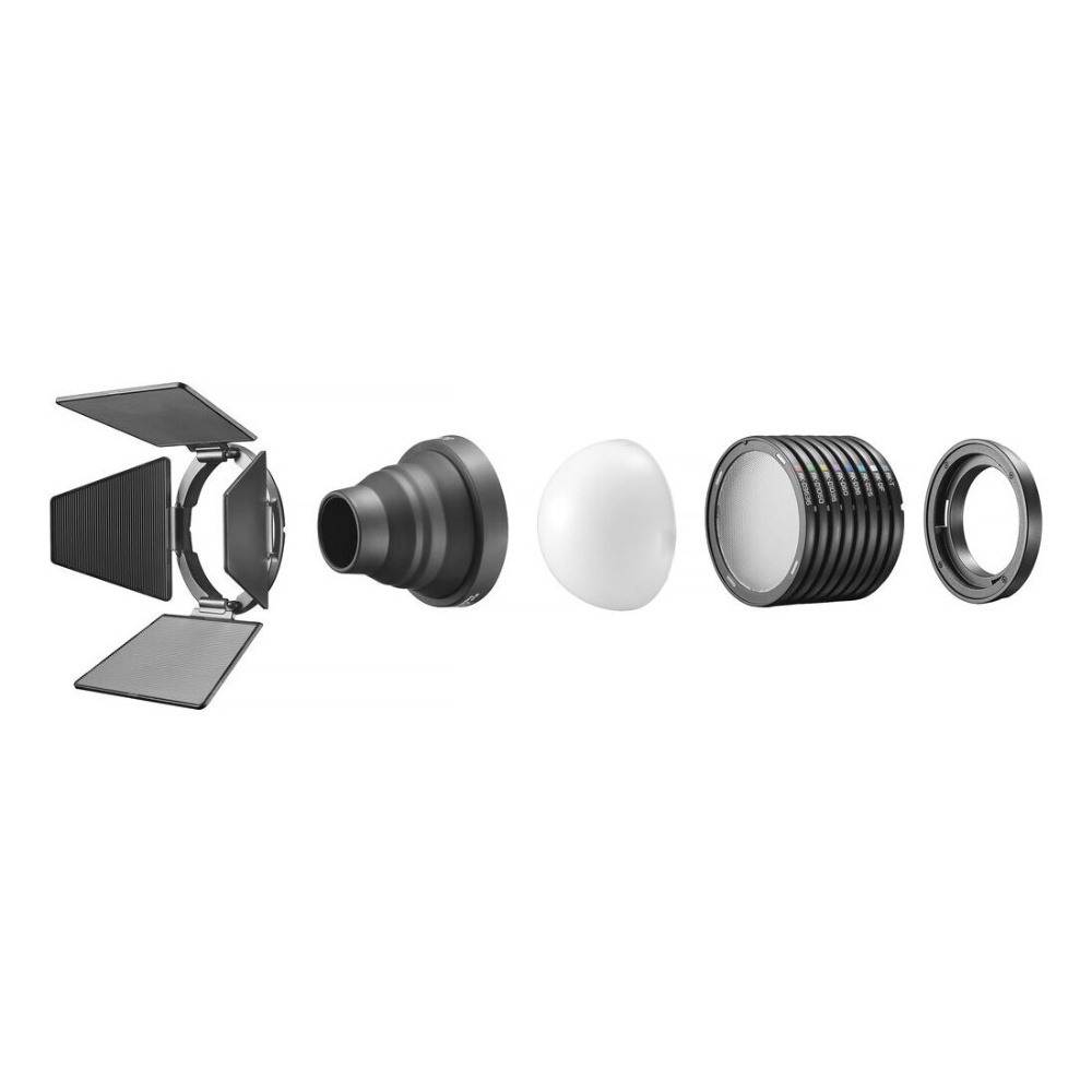 Godox MK, Kit magnetic cu voleti, difuzor, snoot si grid pentru MS60Bi & MS60R