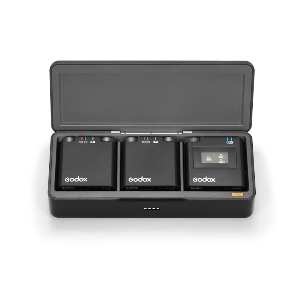 Godox Virso S M2 , Sistem 2 microfoane wireless 2.4 GHz, pentru camere Sony