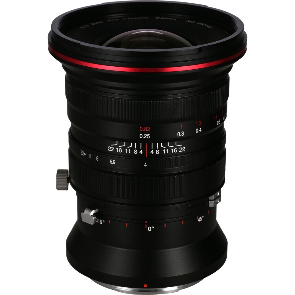 Obiectiv Manual Laowa 20mm f/4 Zero-D Shift - Fuji GFX-Mount