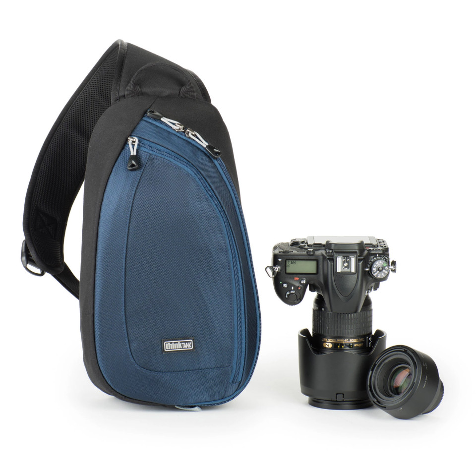 Rucsac foto cu o singură bretea, ThinkTankPhoto TurnStyle 10 V2.0, Blue Indigo