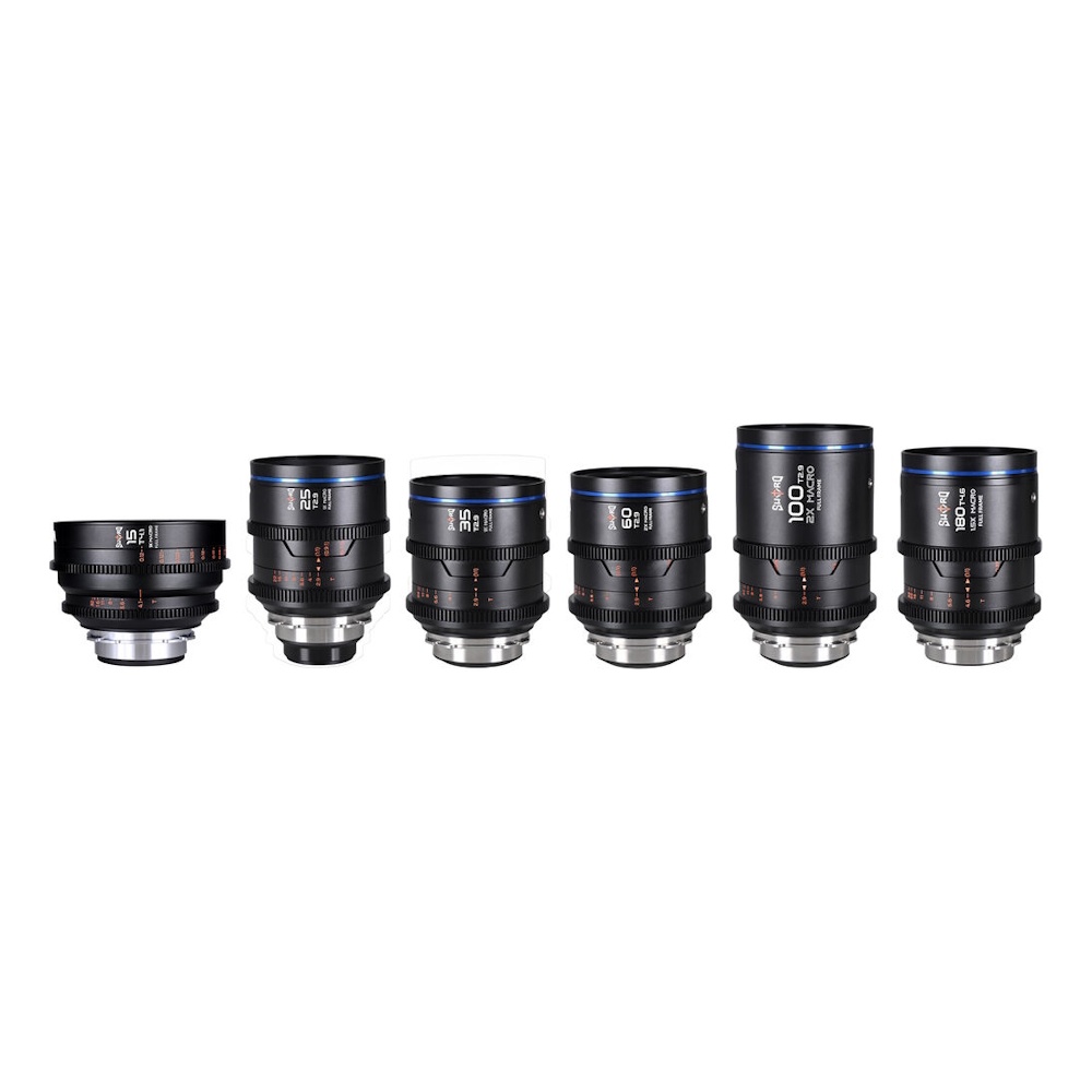 Set 6 Obiective Macro Cine Venus Optics Laowa Sword 15, 25, 35, 60, 100 și 180mm, Montura ARRI PL