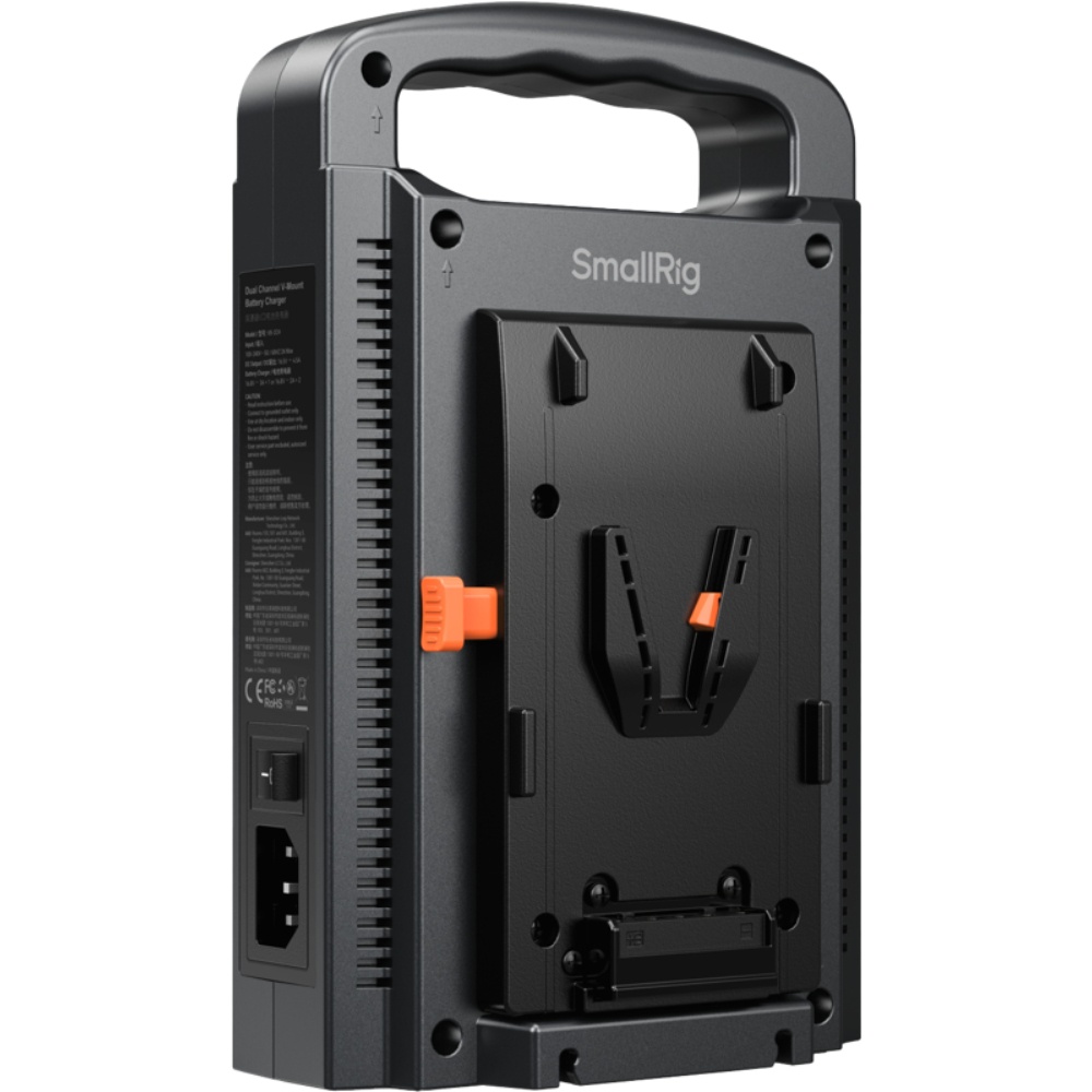SmallRig 4578, Incarcator Dual Channel pentru baterii V-mount