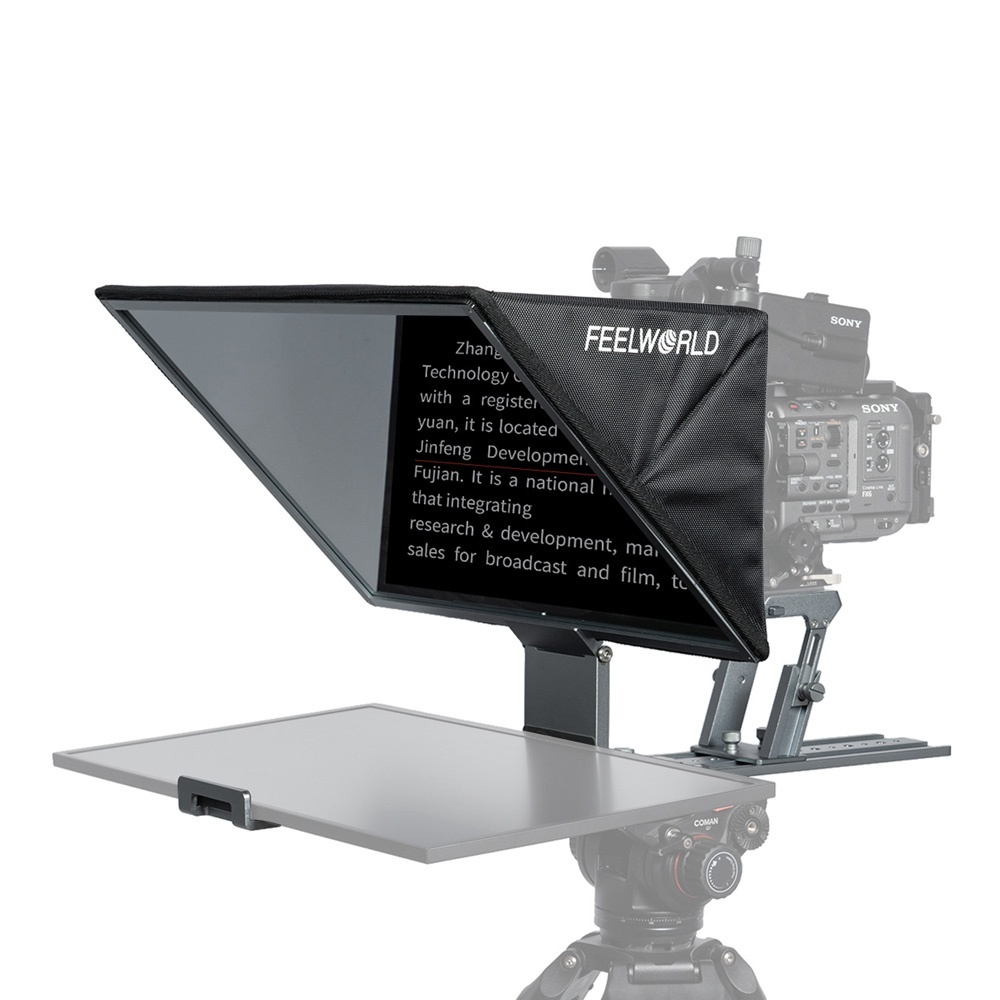 Teleprompter FeelWorld TP21, Ecran 21", Sticla Beam Splitter 70/30, Control Bluetooth