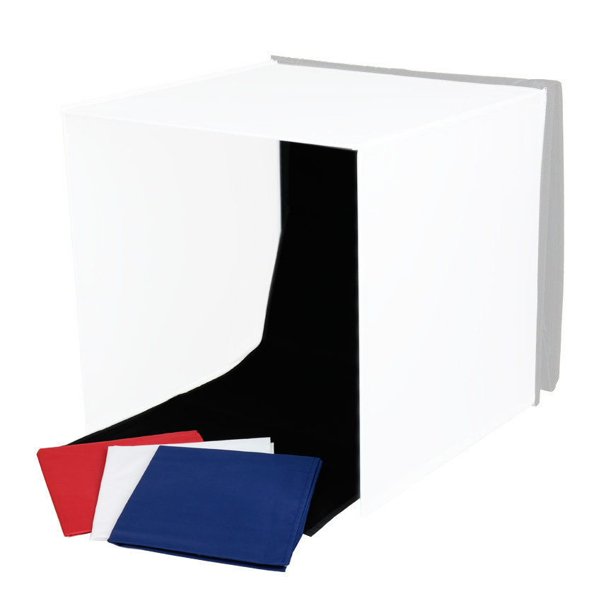 Caruba, Set fundaluri pentru cort foto, 40x40x40cm, PFS-4040BGS