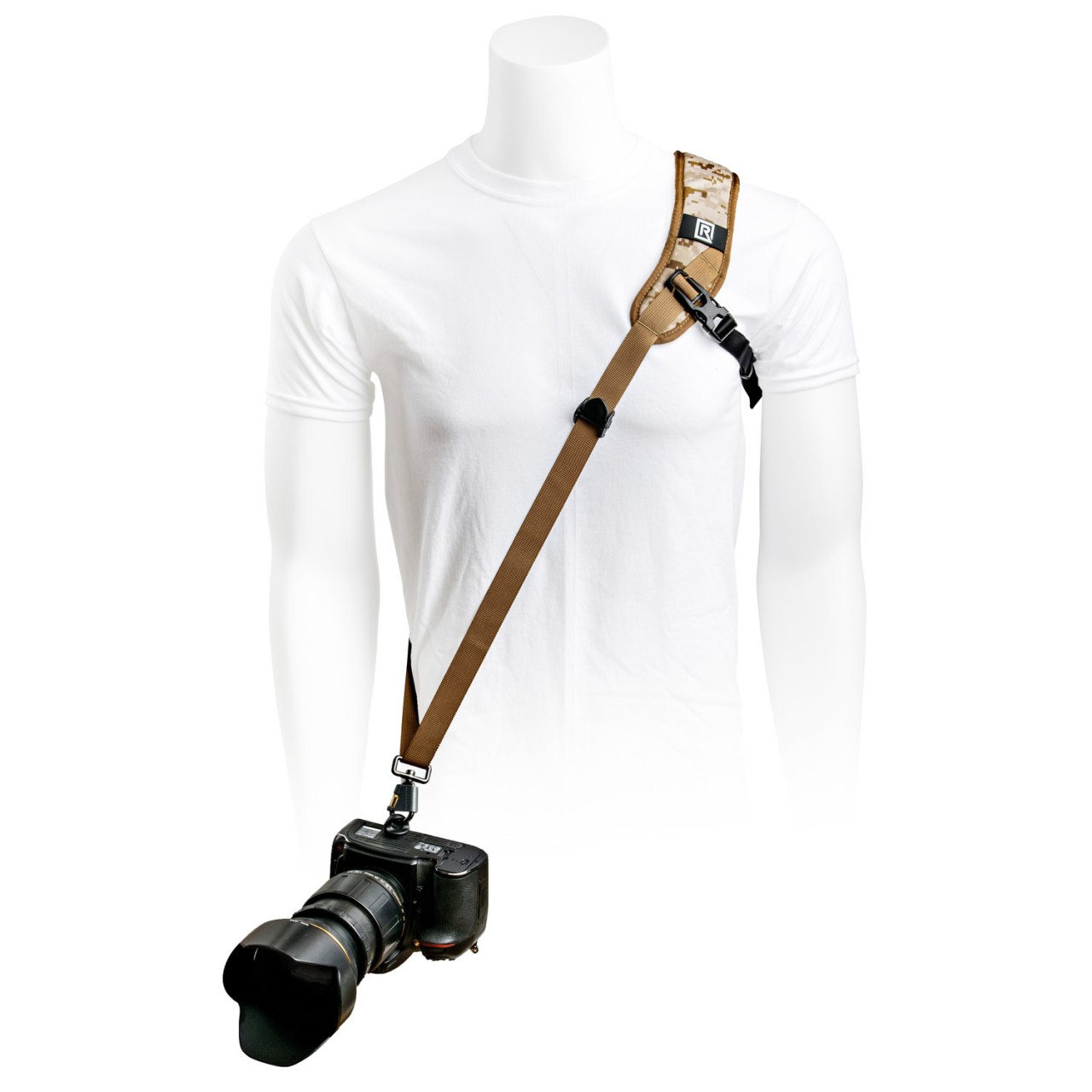 Curea de umar pentru camera foto BlackRapid Sport X Digital Desert Arid