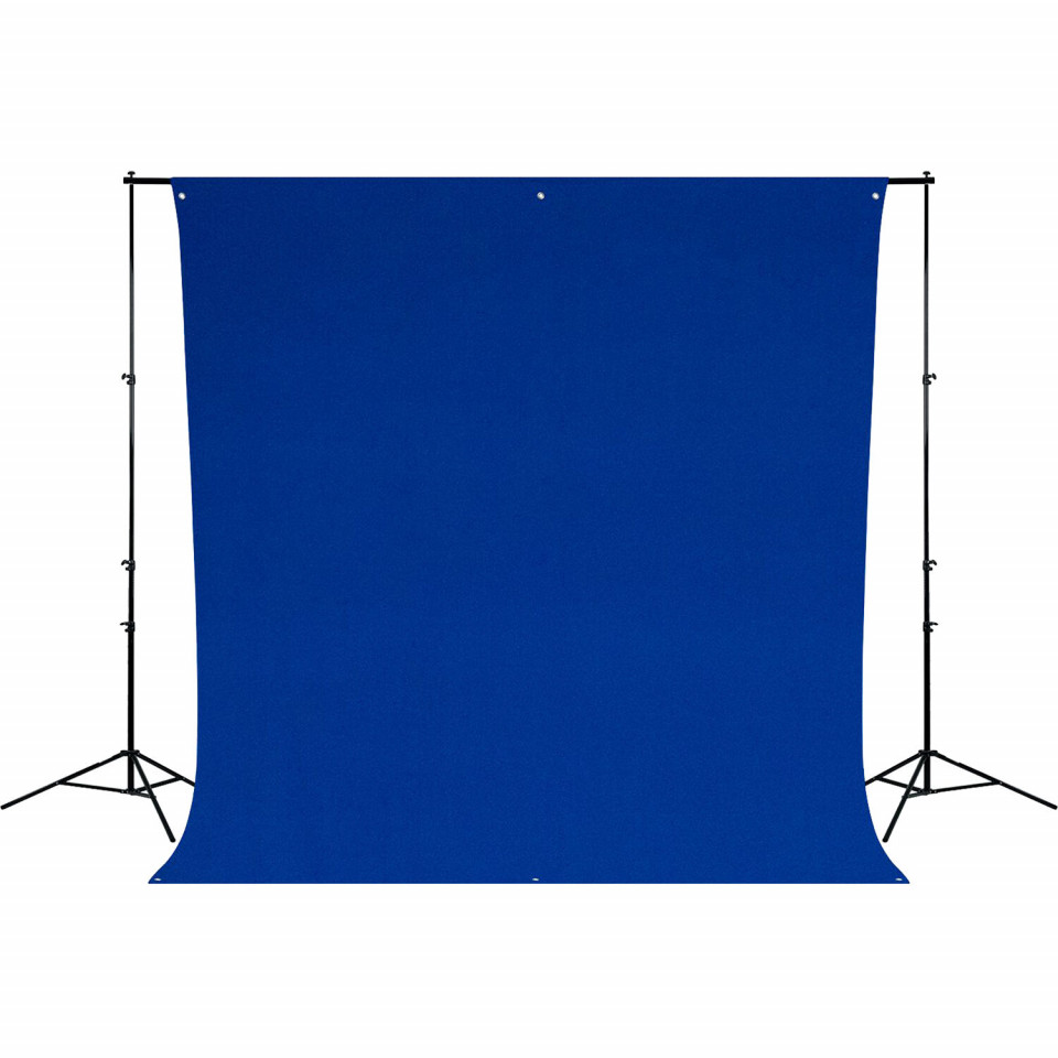 Fundal din panză Westcott, Chroma-Key Blue, 2,7 x 3m