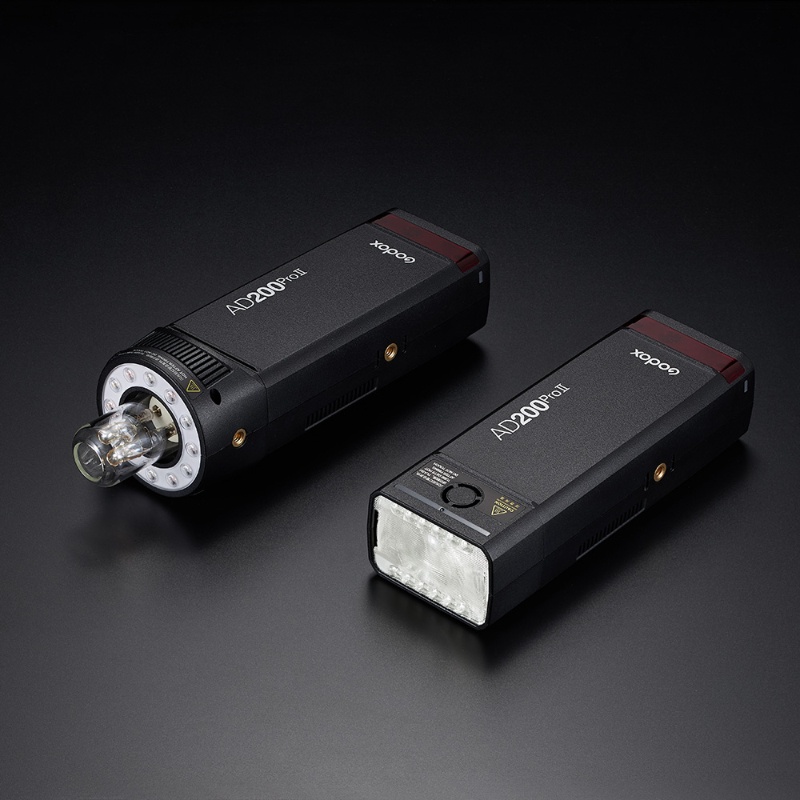 Godox AD200Pro II TTL Blit portabil, 200Ws, cu capete Speedlite si Bare Bulb