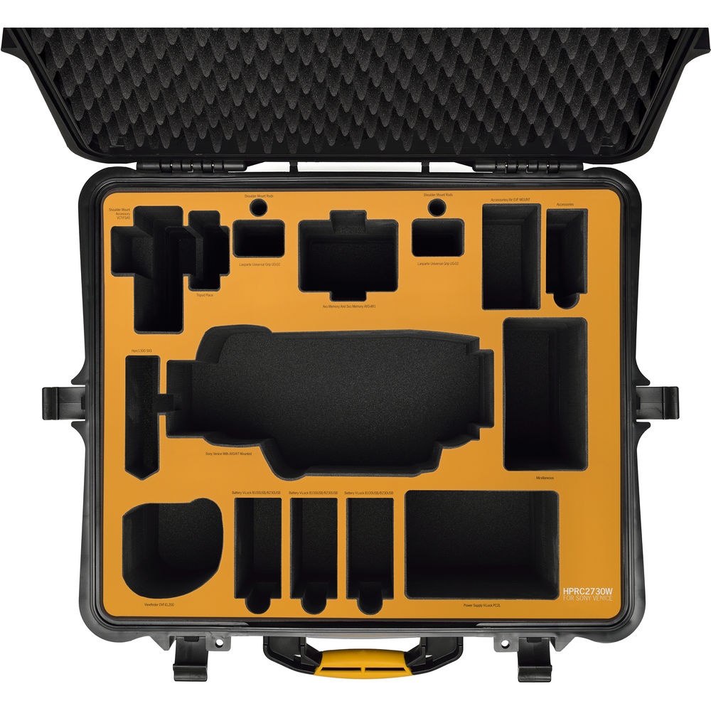HPRC 2730W, Hard Case cu roti, personalizat pentru Sony VENICE
