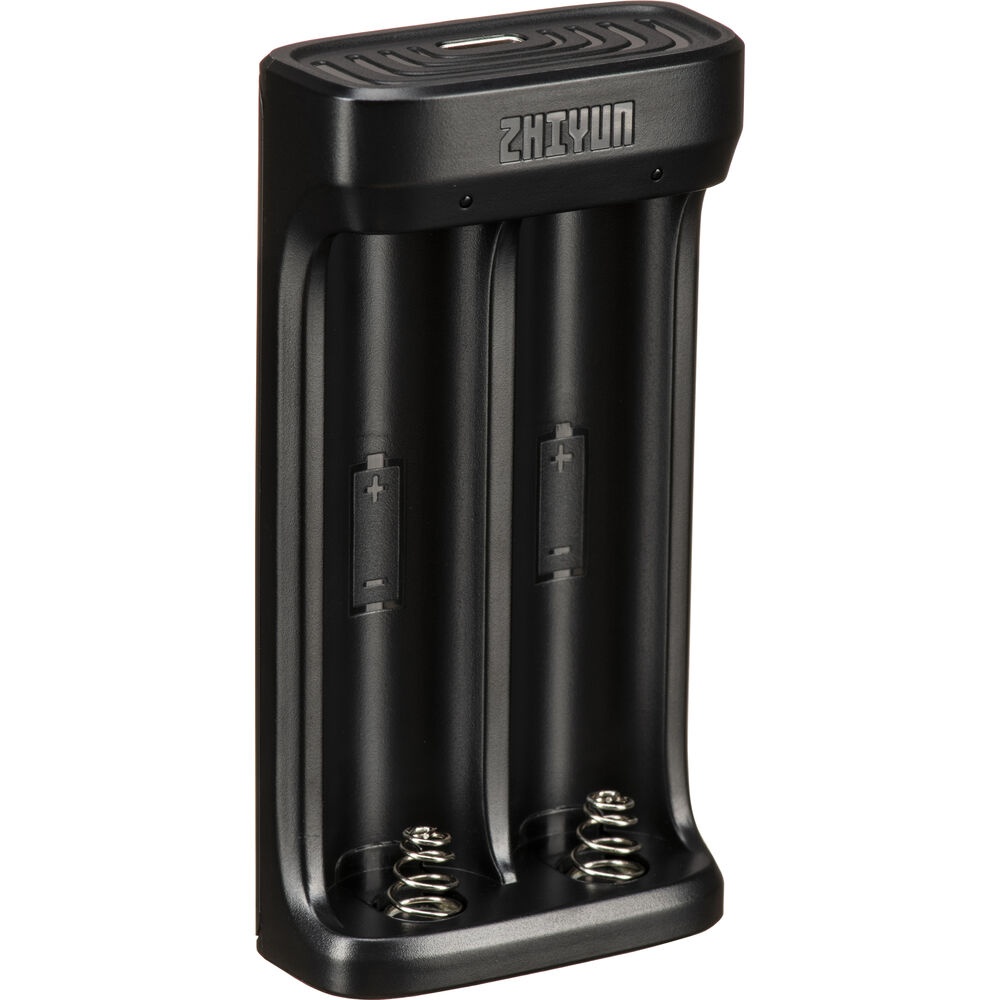 Incarcator acumulatori Zhiyun cu 2 Sloturi pentru gimbaluri Zhiyun Crane 2 si Crane 3