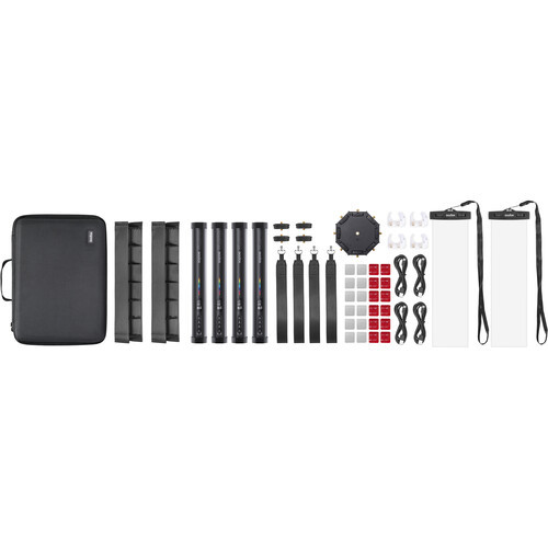 Kit Patru Lampi LED RGB, Godox TL30-K4 Tube Light