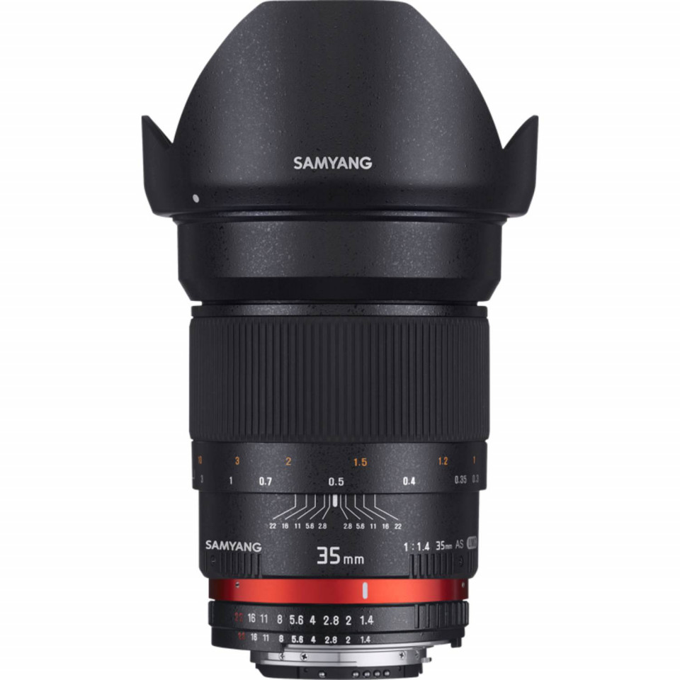 Obiectiv Samyang 35mm f/1.4 AS UMC, Canon M
