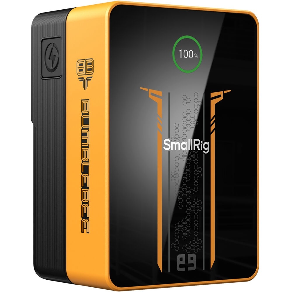 SmallRig 5527, VB99 Pro mini, Acumulator V-mount 99Wh, 14.8V, BumbleBee Edition