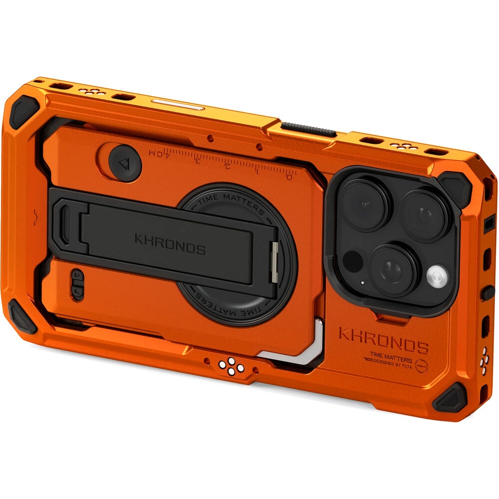 Tilta Khronos TK-IP16-PFC-O, Cage pentru iPhone 16 Pro, Orange
