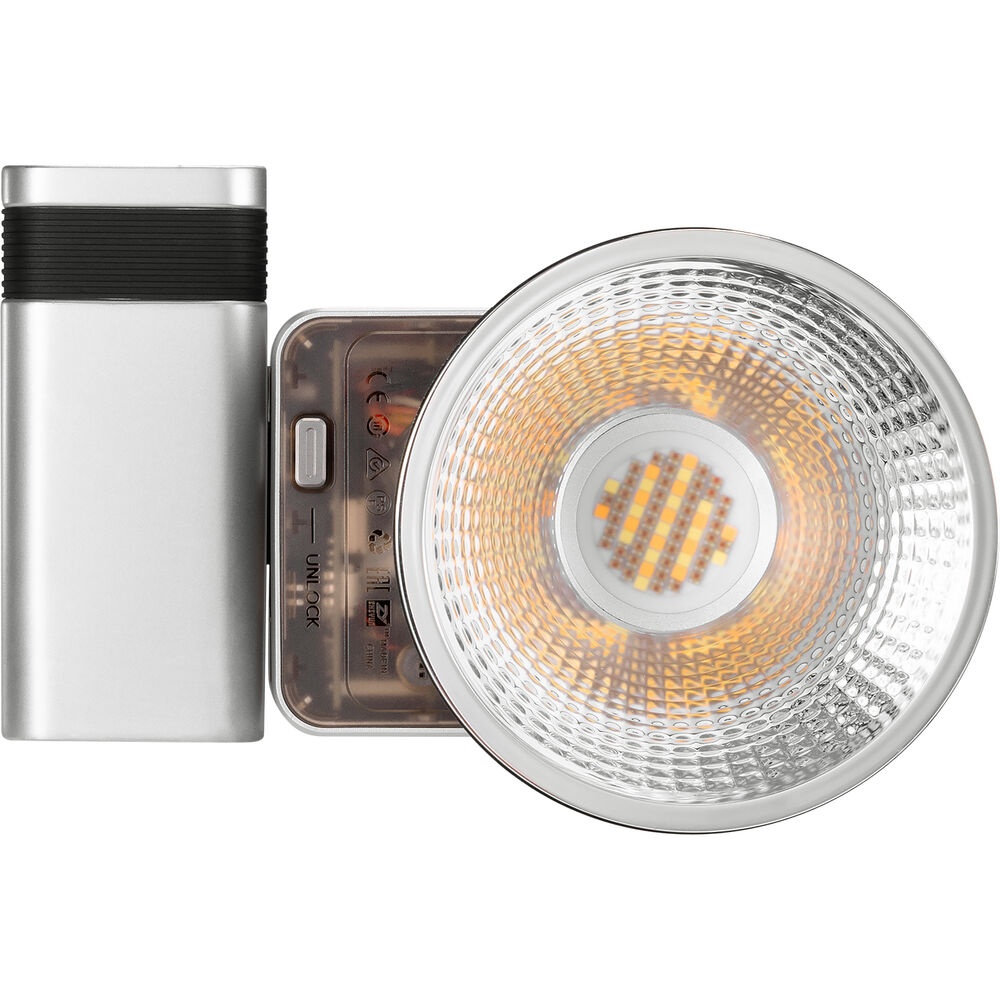 Zhiyun MOLUS X60RGB, Lampa LED RGB cu acumulator si reflector, ZY-Mount