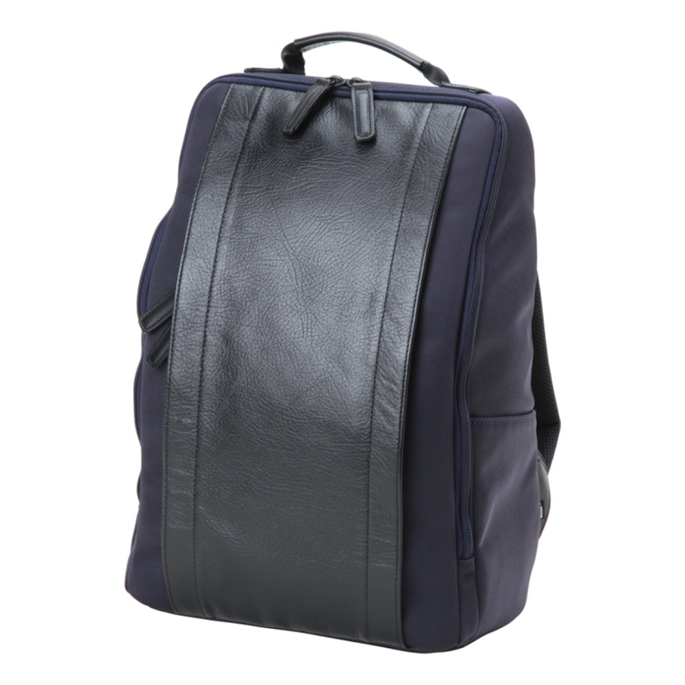Artisan & Artist RR4-06C Navy, Rucsac foto cu accente din piele